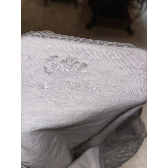 Justice girls sz. 14 gray marbled cami. Classic, cute, great shape - Picture 2 of 8